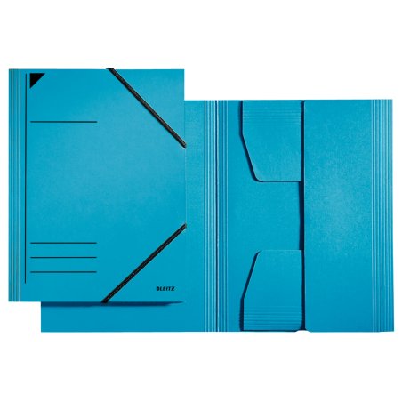 Leitz 39810035 fichier Carton Bleu A4