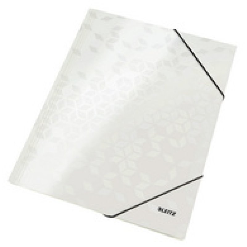 LEITZ Chemise à élastique WOW, A4, carton, rouge