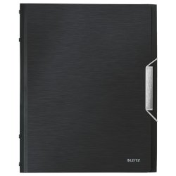 LEITZ Chemise de rangement Style, format A4, pp, noir satin,