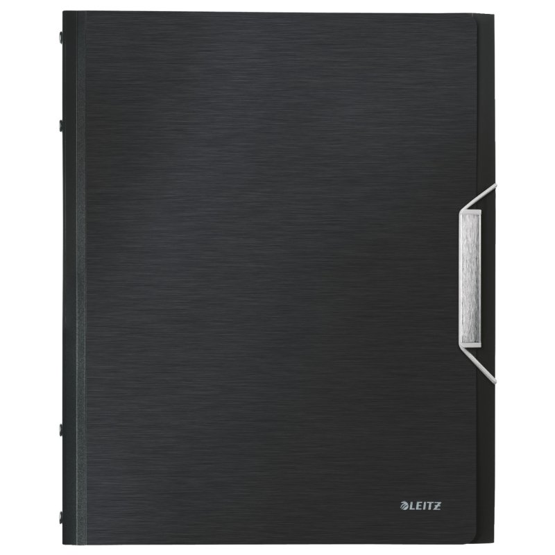 LEITZ Chemise de rangement Style, format A4, pp, noir satin,
