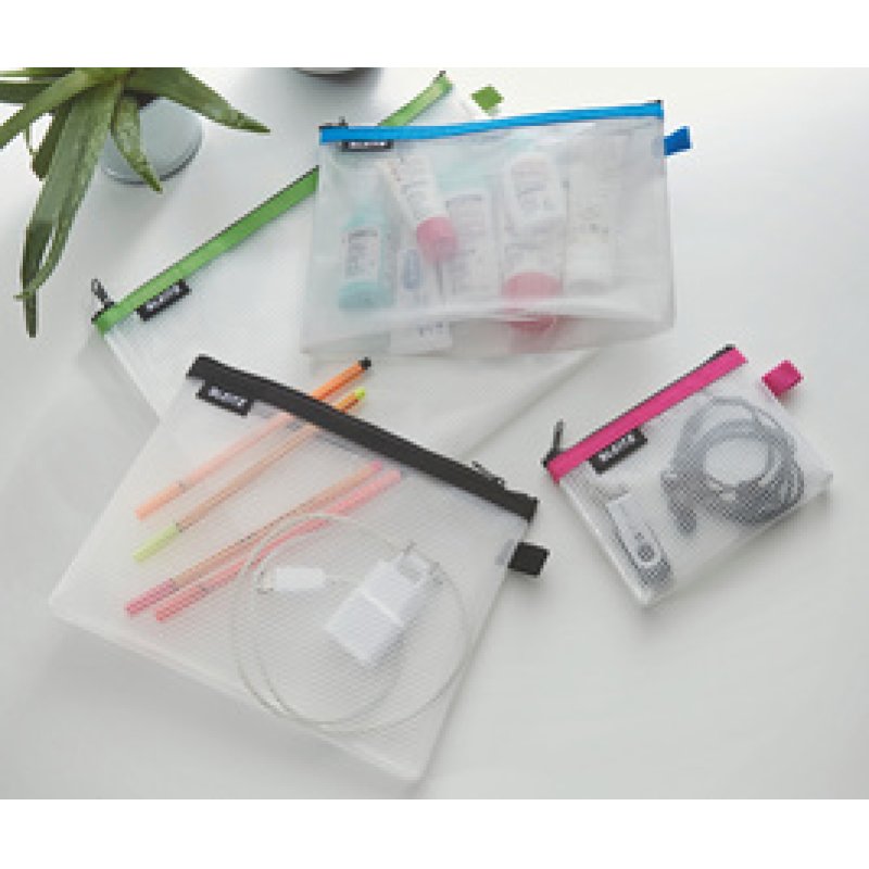 LEITZ Pochette à fermeture zip WOW Traveller, set de 4