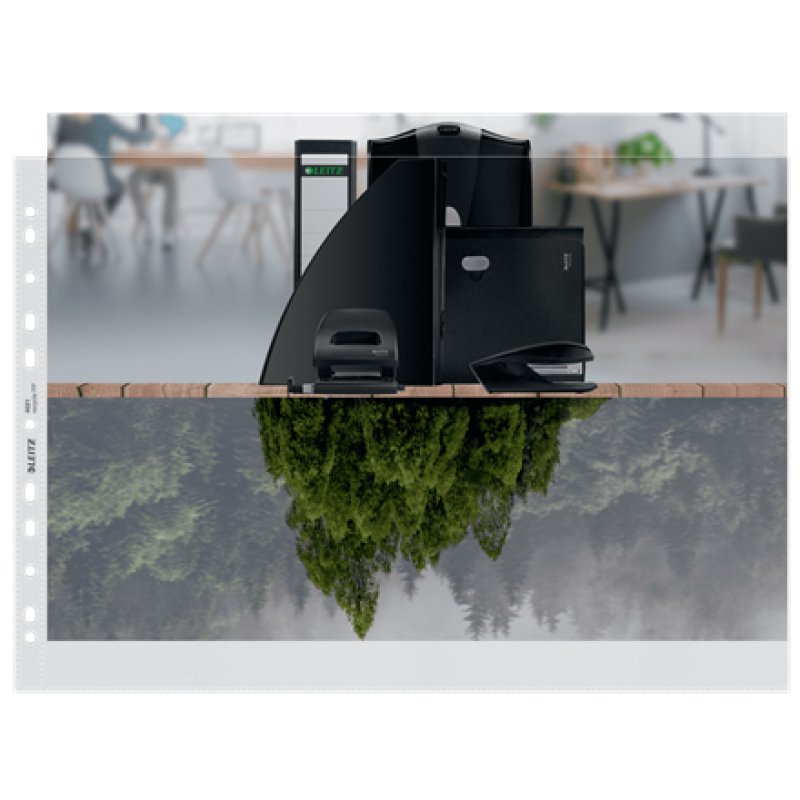 LEITZ Pochette perforée Recycle, A3 paysage, PP, grainé