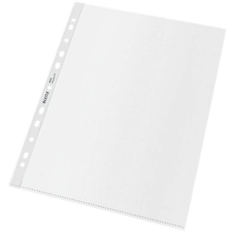 LEITZ Pochette perforée Recycle, A4, PP, grainé, 0,07 mm