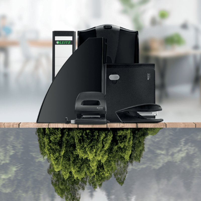 LEITZ Pochette perforée Recycle, A4, PP, grainé, 0,07 mm