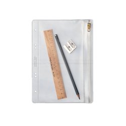 LEITZ Pochette à fermeture zip, A5, PVC, grainé