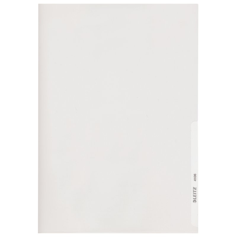 LEITZ Pochette transparente Premium, A4, PVC, transparent