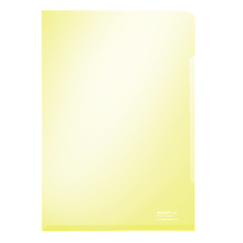 LEITZ Pochette Super Premium, A4, PVC, 0,15 mm, jaune
