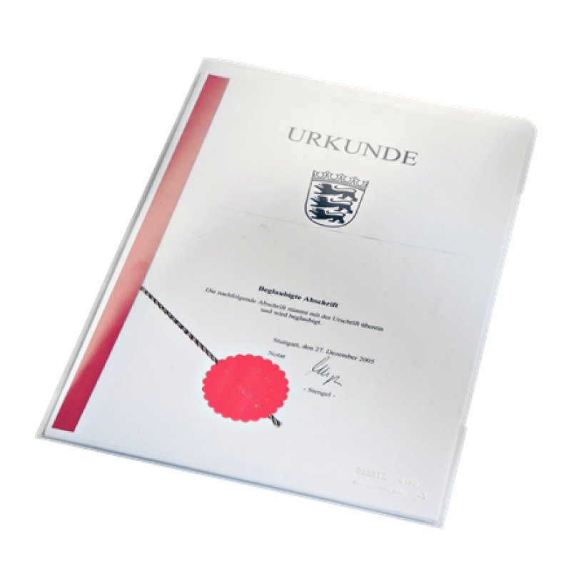 LEITZ Pochette Super Premium, A4, PVC, 0,15 mm, jaune