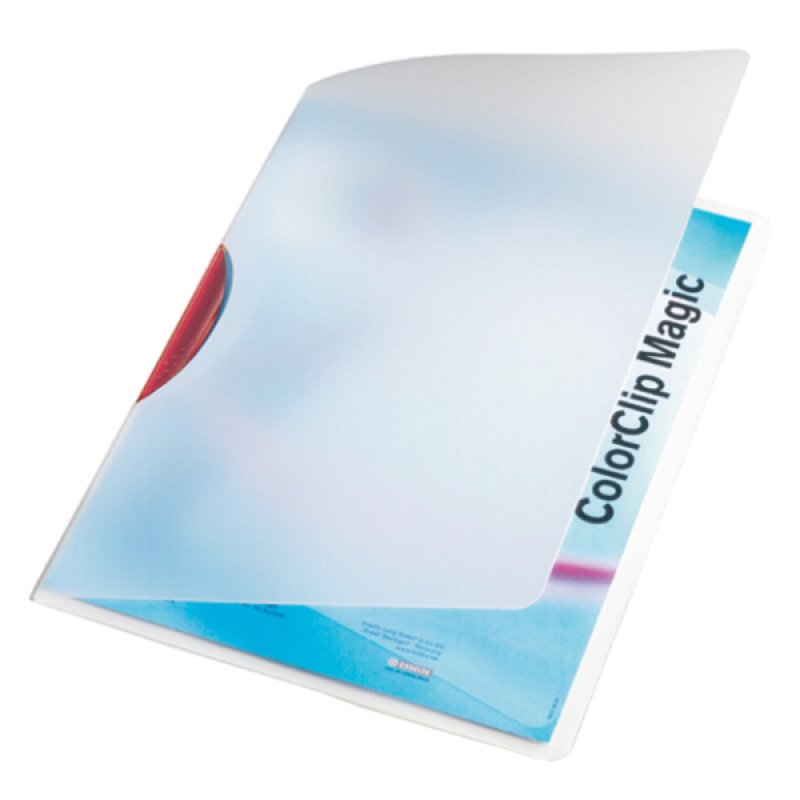 Leitz ColorClip Magic - red report cover Polypropylene (PP)