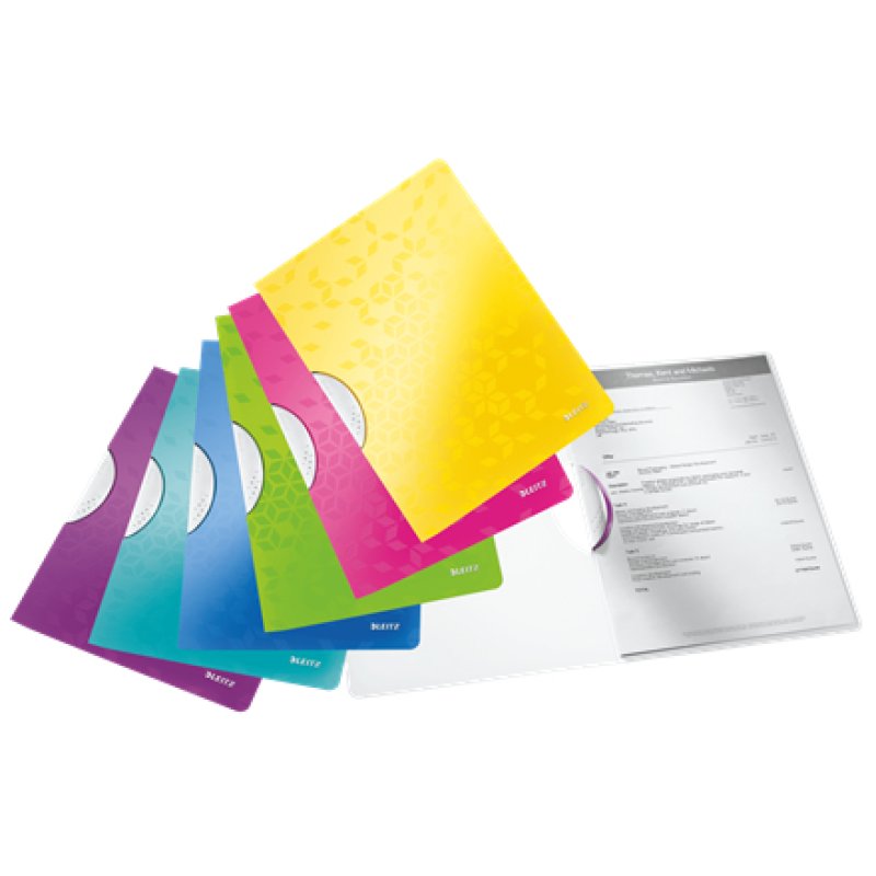 Leitz WOW report cover Polypropylene (PP) Black