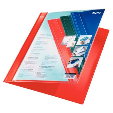 Leitz 41930025 report cover PVC Red