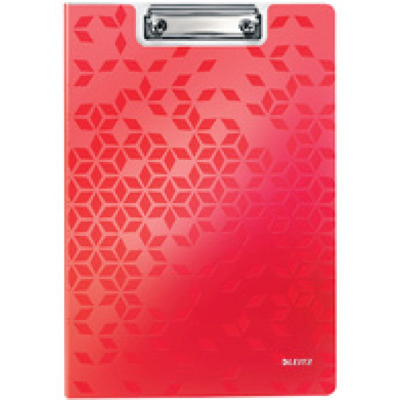 LEITZ Porte-bloc à rabat WOW, A4, polyfoam, jaune métallisé