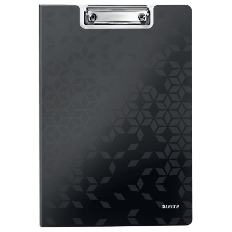 Leitz WOW clipboard A4 Metal, Polyfoam Black