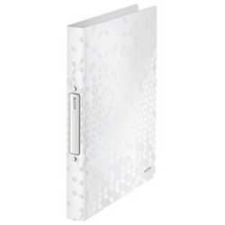 LEITZ Classeur à anneaux WOW, A4, PP, 2 anneaux, noir