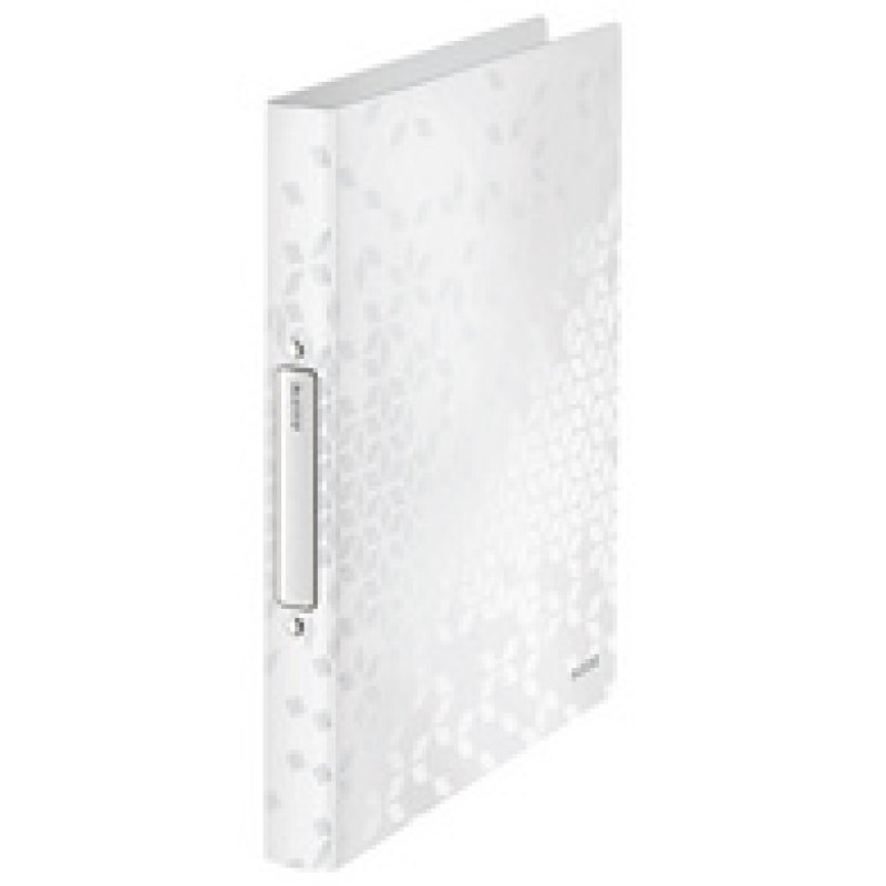 LEITZ Classeur à anneaux WOW, A4, PP, 2 anneaux, noir