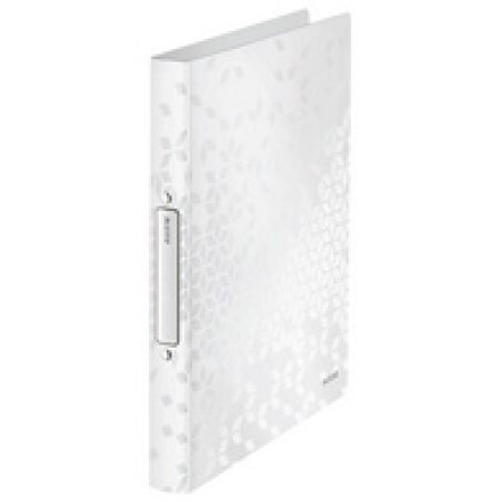 LEITZ Classeur à anneaux WOW, A4, PP, 2 anneaux, noir