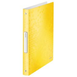 Leitz WOW ring binder A4 Yellow