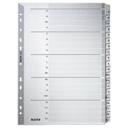Leitz 43280000 tab index Alphabetic tab index Cardboard Grey