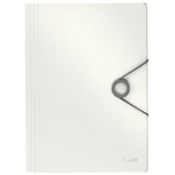 LEITZ Chemise à élastique Solid, A4, PP, blanc
