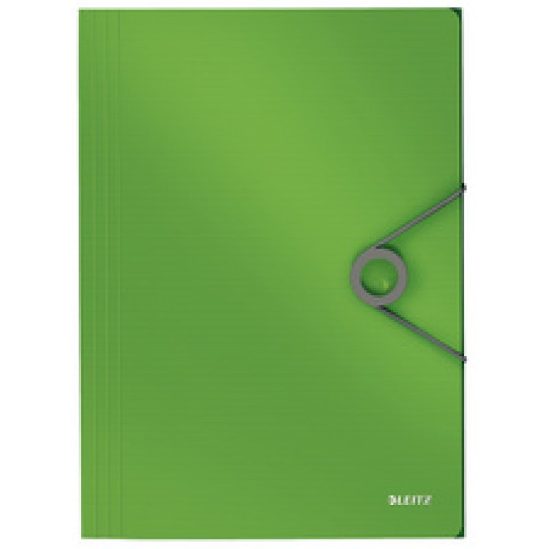 LEITZ Chemise à élastique Solid, A4, PP, rouge clair