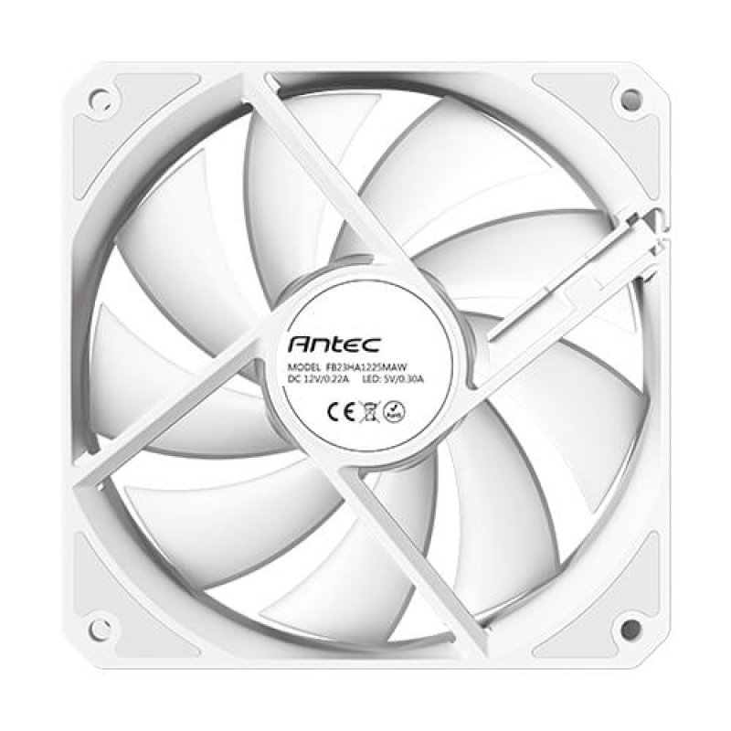 Lot de 3 Ventilateurs de boitier Antec P12 RGB - 12cm (Blanc)