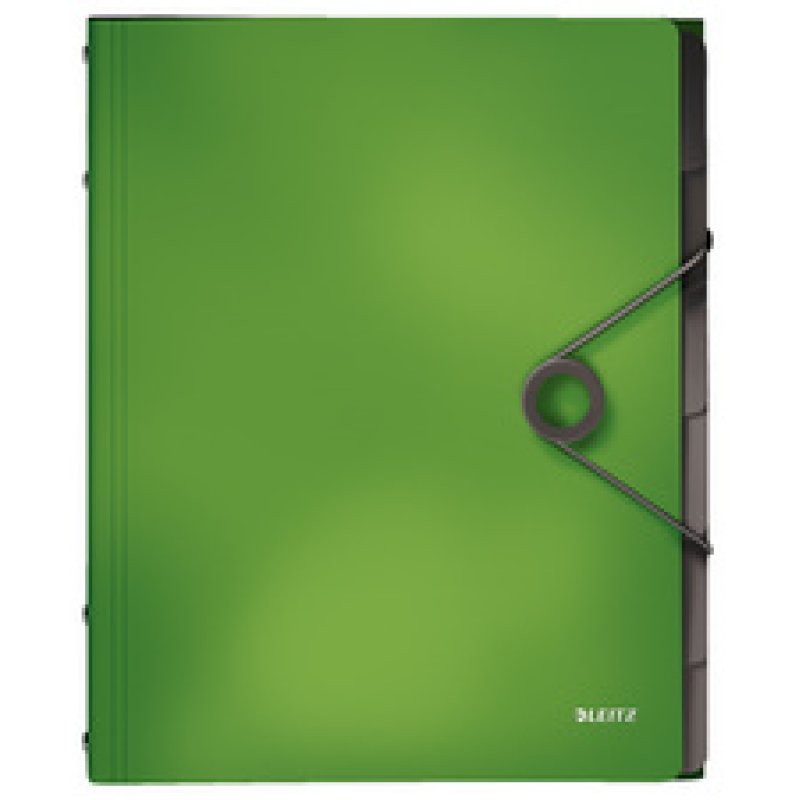 LEITZ Trieur Solid, A4, pp, 6 compartiments, rouge clair