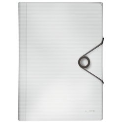 LEITZ Trieur ménager Solid, A4, PP, 6 compartiments, blanc