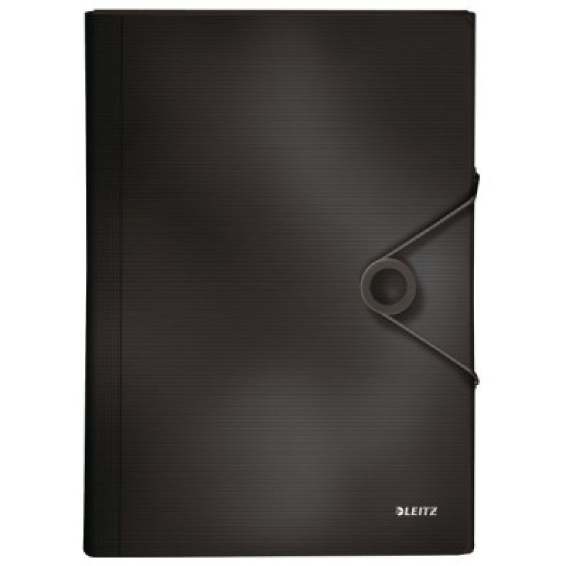 LEITZ Trieur ménager Solid, A4, PP, 6 compartiments, noir