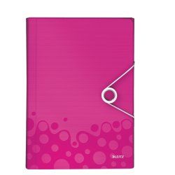 Leitz WOW Polypropylene (PP) Metallic, Pink A4