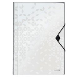 LEITZ Trieur ménager WOW, A4, PP, 6 compartiments, rouge