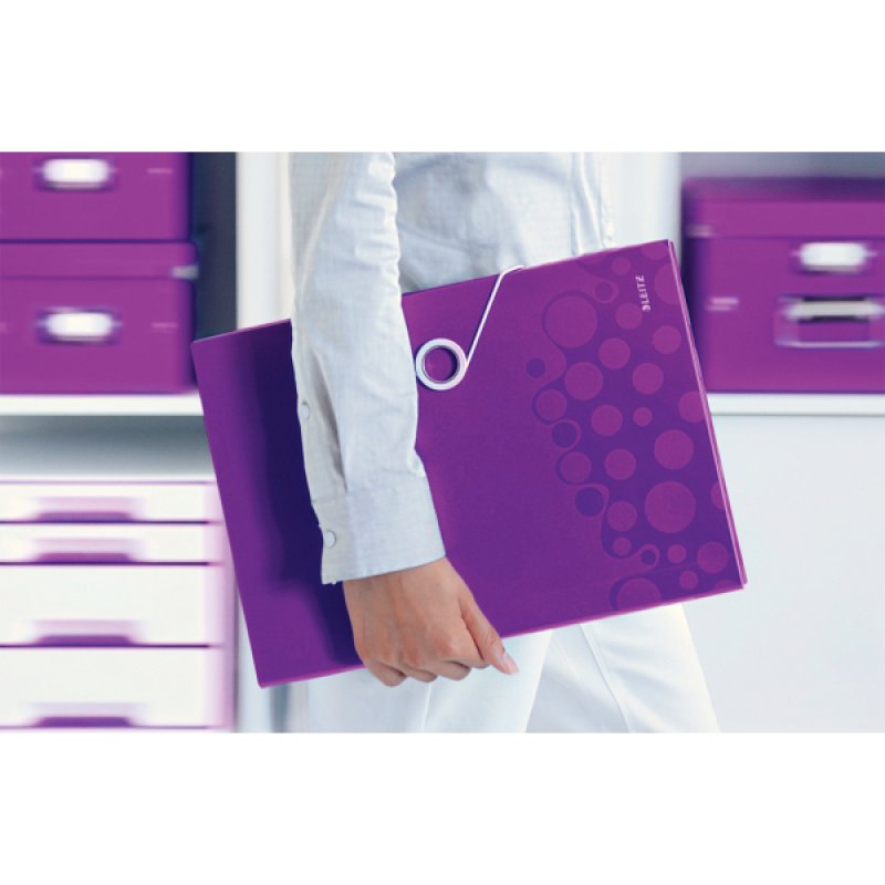 Leitz WOW Polypropylene (PP) Purple A4