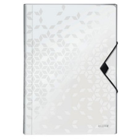 LEITZ Trieur ménager WOW, A4, PP, 6 compartiments, noir