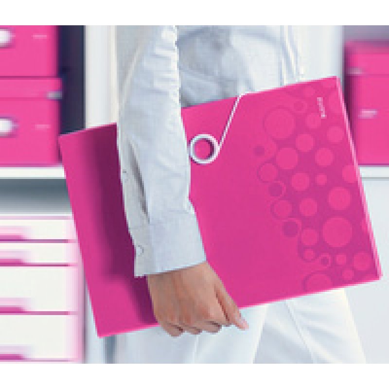 LEITZ Trieur ménager WOW, A4, PP, 6 compartiments, noir