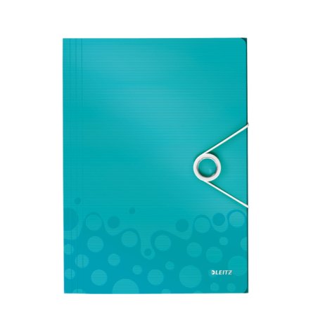 Leitz WOW Polypropylene (PP) Blue, Metallic A4