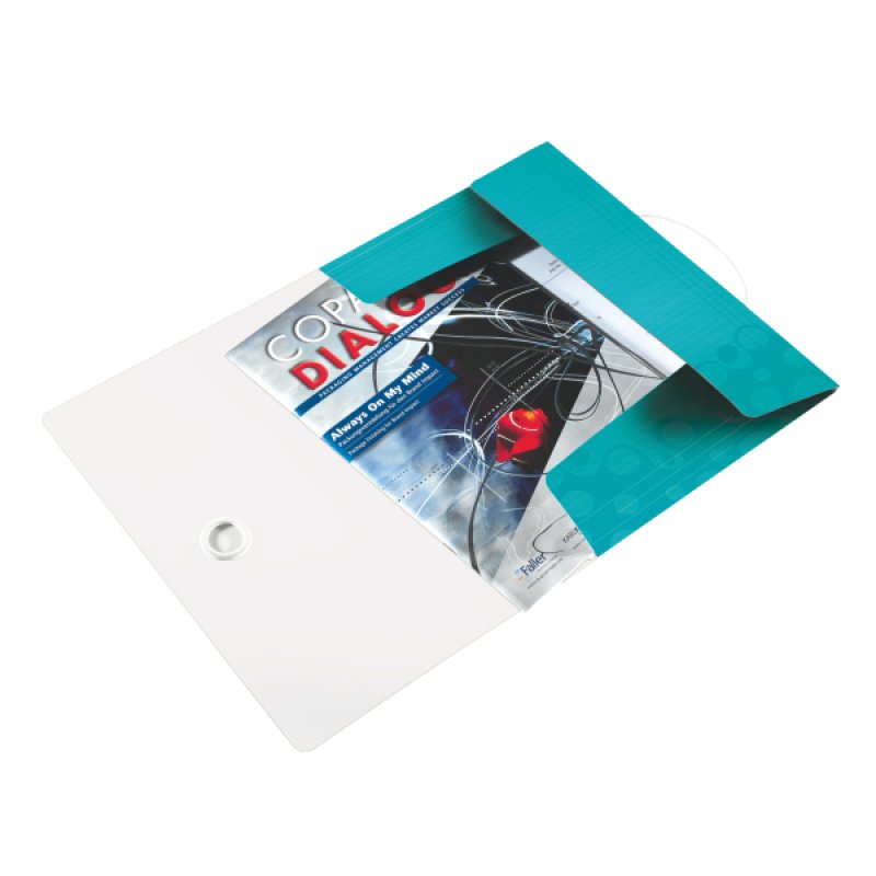 Leitz WOW Polypropylene (PP) Blue, Metallic A4