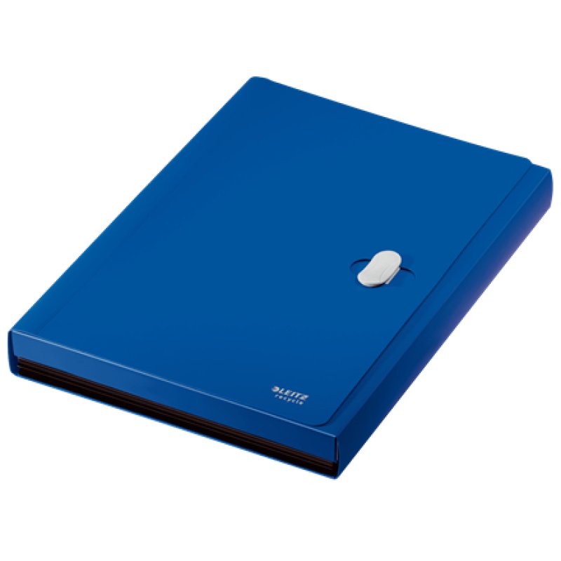 LEITZ Trieur ménager Recycle, A4, PP, 6 compartiments, bleu