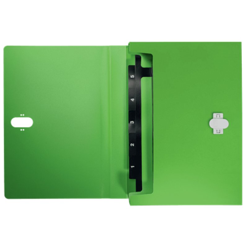 LEITZ Trieur ménager Recycle, A4, PP, 6 compartiments, vert