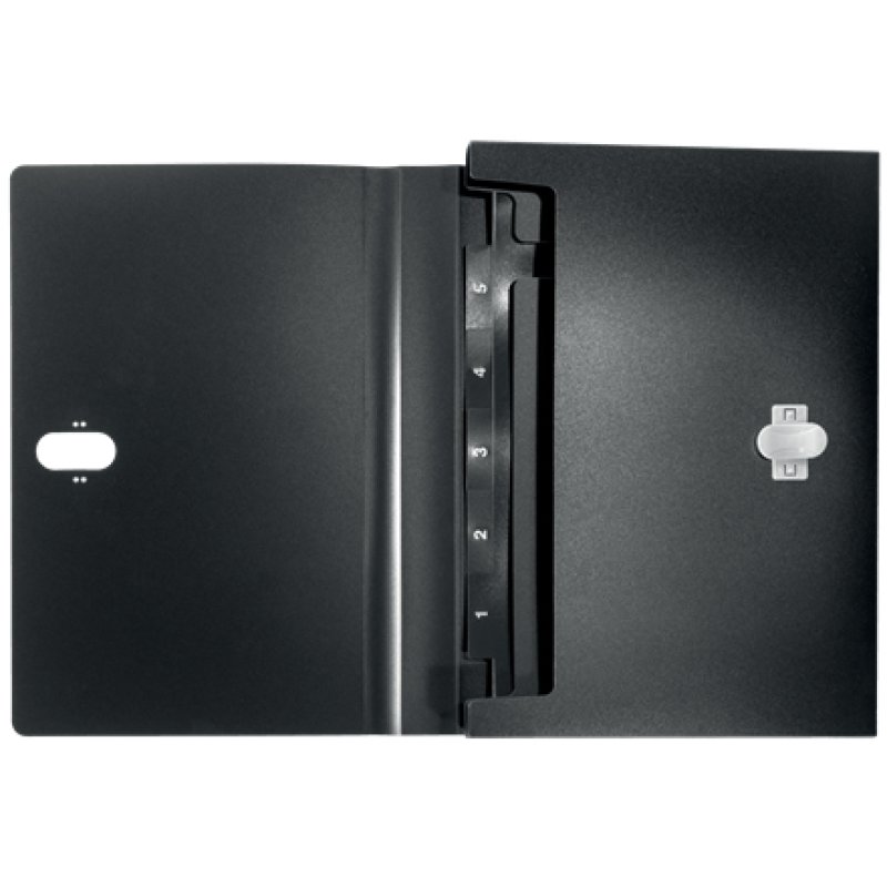 Leitz 46240095 fichier Polypropylène (PP) Noir A4