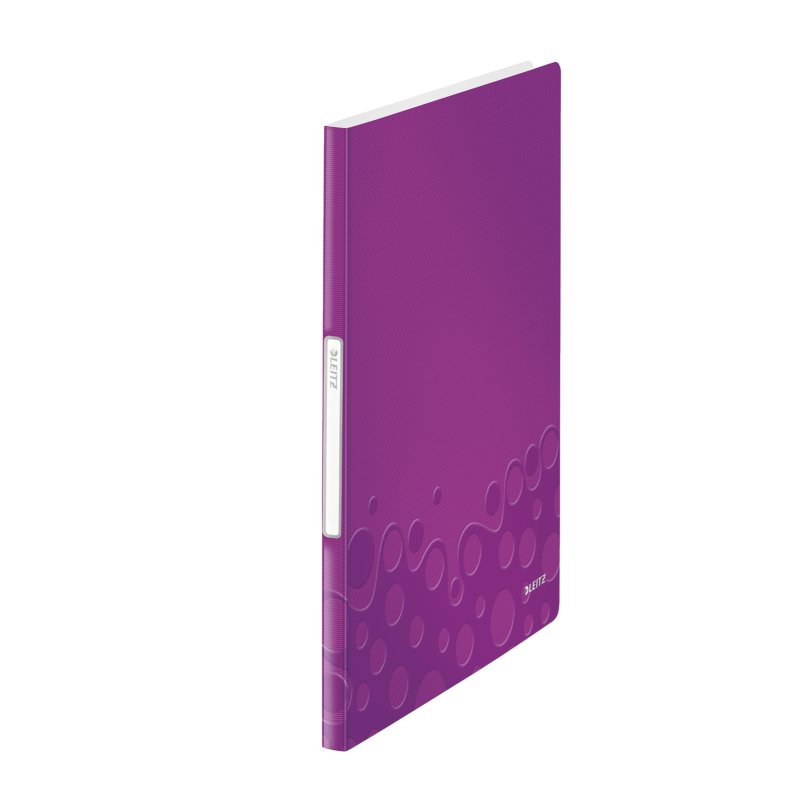 LEITZ Protège-documents WOW, A4, PP, 20 pochettes, violet