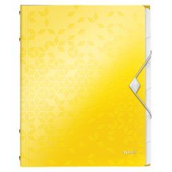 Leitz WOW Conventional file folder Polypropylene (PP) Yellow