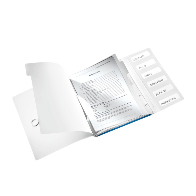 Leitz WOW Polypropylene (PP) Blue, Metallic