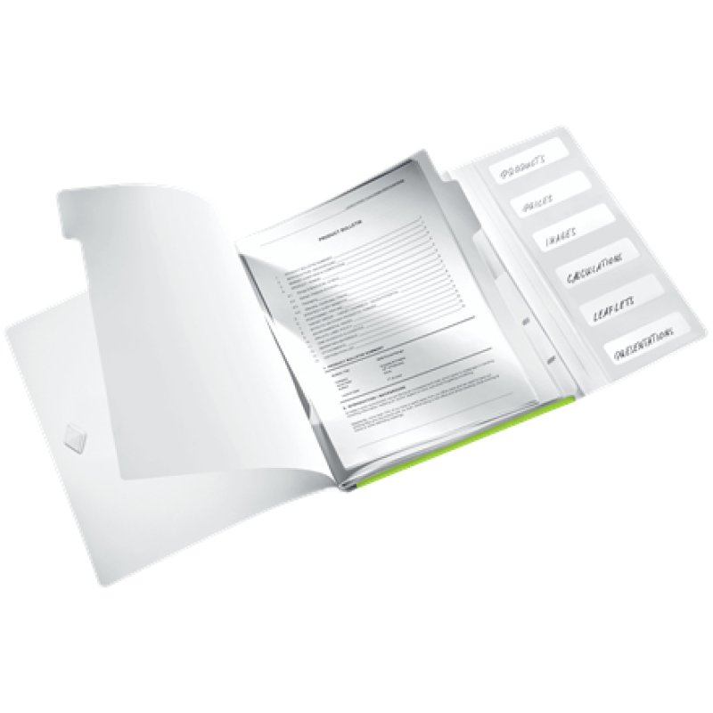 LEITZ Chemise de rangement WOW, A4, PP, vert métallisé