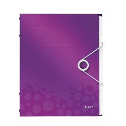 Leitz WOW Polypropylene (PP) Metallic, Purple