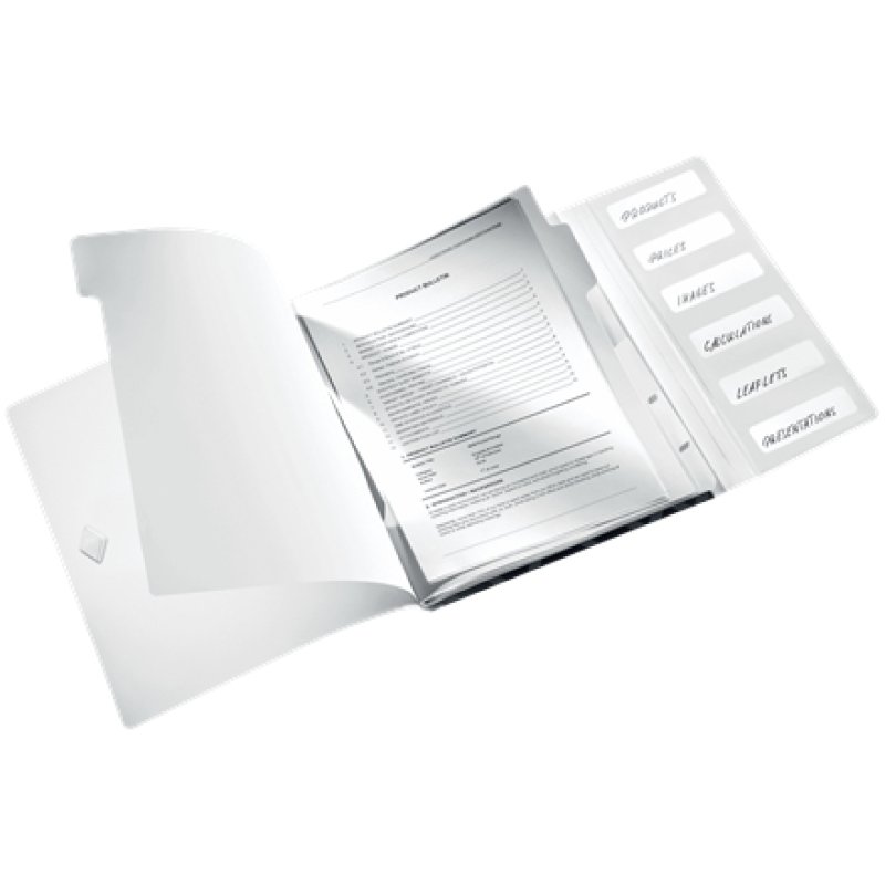 Leitz WOW Conventional file folder Polypropylene (PP) Black