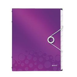 Leitz WOW Polypropylene (PP) Metallic, Purple