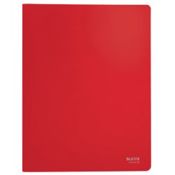 LEITZ Protège-documents Recycle, A4, PP, 40 pochettes, rouge