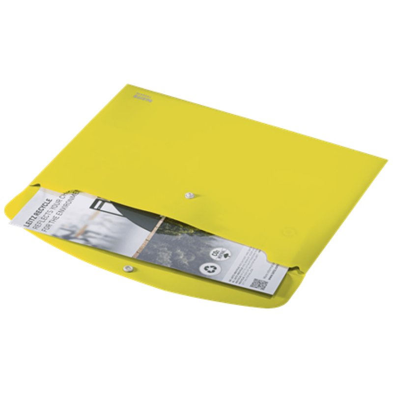 LEITZ Pochette à documents Recycle, A4, PP, jaune