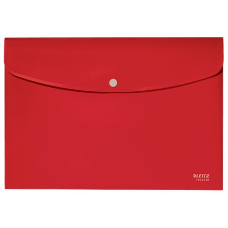 LEITZ Pochette à documents Recycle, A4, PP, rouge