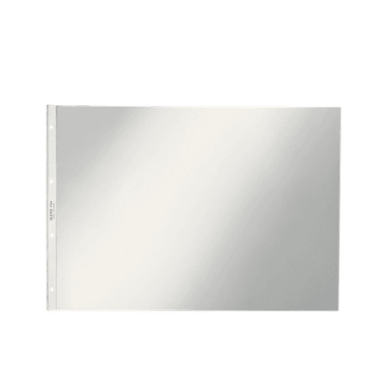 LEITZ Pochette perforée, A3 paysage, PP, grainé, 0,10 mm