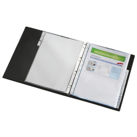 LEITZ Pochettes intercalaires, en blanc, A4, PP,10 touches